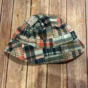 Ll bean madras reversal bucket hat EUC condition